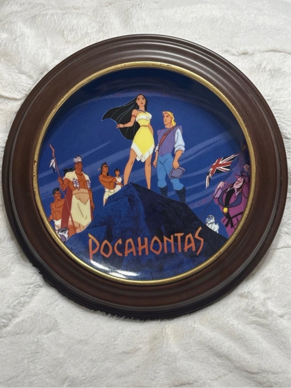 Vintage 1995 Disney Pocahontas commemorative collector plate